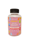 Binagin Biotin Collagen Vitamin C Gummies – Cherry Flavor (20 Gummies, 20-Day Supply)